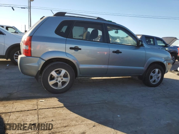 2008 Hyundai Tucson GLS with VIN KM8JM12B38U755186, listed as a Copart auction lot 77097104 with 209,714 mi miles and Salvage Title. Bid and sale history available at carsss.com. Image 3.