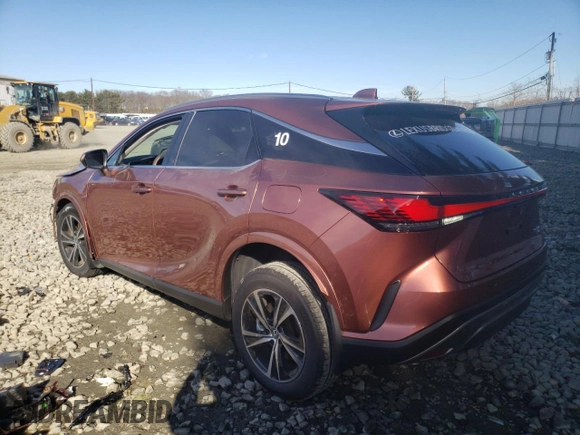 2023 Lexus RX with VIN 2T2BAMCA7PC027449, listed as a Copart auction lot 37771004 with 6,288 mi miles. Bid and sale history available at carsss.com. Image 2.