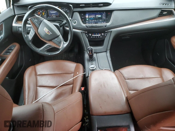 2022 Cadillac XT5 FWD Premium Luxury with VIN 1GYKNCRS1NZ117079, listed as a Copart auction lot 41448805 with 17,552 mi miles and Salvage title. Bid and sale history available at DreamBid. Image 8.