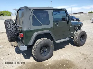 1997 Jeep Wrangler SE with VIN 1J4FY29P0VP521856, listed as a Copart auction lot 53396485 with 173,138 mi miles and Salvage Title. Bid and sale history available at carsss.com. Image 3.