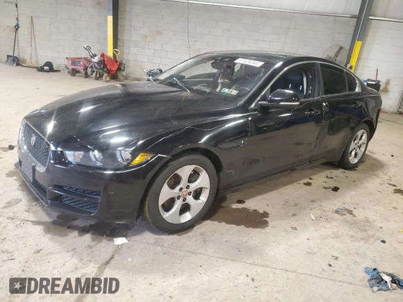 2017 Jaguar XE 25t with VIN SAJAR4BG6HA947076, listed as a Copart auction lot 87426344 with Not Provided miles and Salvage Title. Bid and sale history available at DreamBid. Image 1.