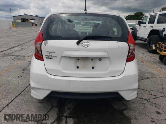 2019 Nissan Note SV with VIN 3N1CE2CP7KL360264, listed as a Copart auction lot 58570375 with 132,726 mi miles and Clean title. Bid and sale history available at DreamBid. Image 6.