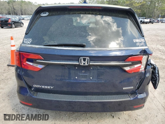 2023 Honda Odyssey Touring с VIN 5FNRL6H84PB035017, выставлен на аукционе Copart как лот 51666035 с пробегом 47 818 миль миль и Списание • Salvage title. История ставок и продаж доступна на DreamBid. Изображение 6.