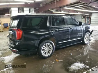 2021 GMC Yukon SLT with VIN 1GKS2BKD9MR188327, listed as a Copart auction lot 82426804 with 91,959 mi miles and Salvage Title. Bid and sale history available at carsss.com. Image 3.