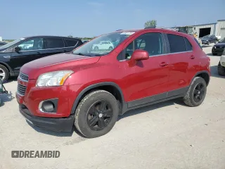 2015 Chevrolet Trax LT with VIN KL7CJRSB5FB228678, listed as a Copart auction lot 68491794 with 90,408 mi miles and Clean Title. Bid and sale history available at carsss.com. Image 1.
