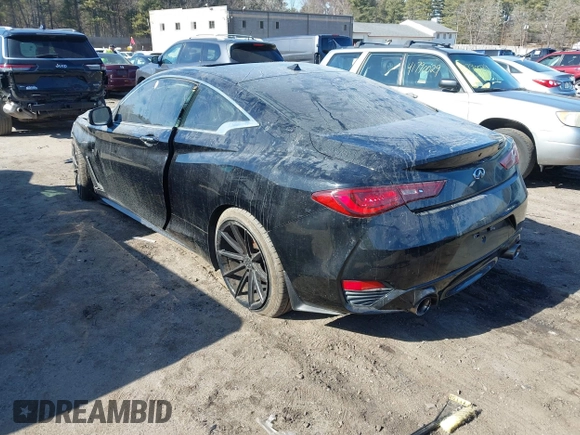 2017 Infiniti Q60 Sport with VIN JN1EV7EK5HM361046, listed as a IAAI auction lot 41786594 with 87,193 mi miles and . Bid and sale history available at carsss.com. Image 3.