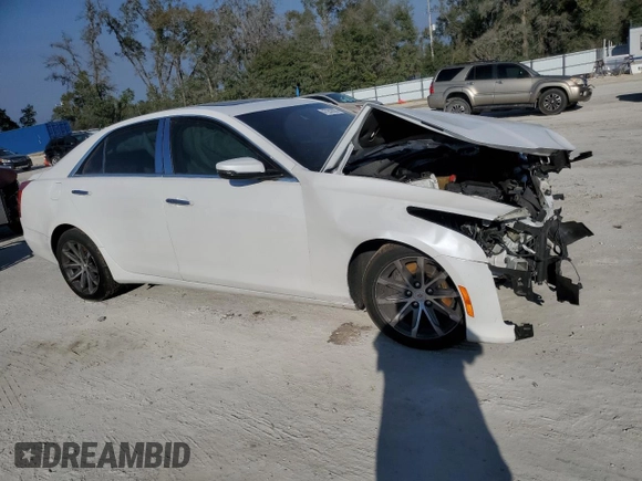2016 Cadillac CTS Sedan Luxury Collection RWD with VIN 1G6AR5SX7G0186313, listed as a Copart auction lot 47262925 with 108,112 mi miles and Non Repairable. Bid and sale history available at carsss.com. Image 4.