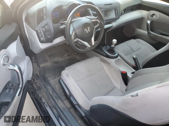 2012 Honda CR-Z EX with VIN JHMZF1C63CS000805, listed as a Copart auction lot 78887454 with 137,276 mi miles and Salvage title. Bid and sale history available at DreamBid. Image 8.