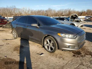 2014 Ford Fusion SE with VIN 1FA6P0HD1E5366692, listed as a Copart auction lot 43442095 with 97,335 mi miles and Salvage Title. Bid and sale history available at DreamBid. Image 4.
