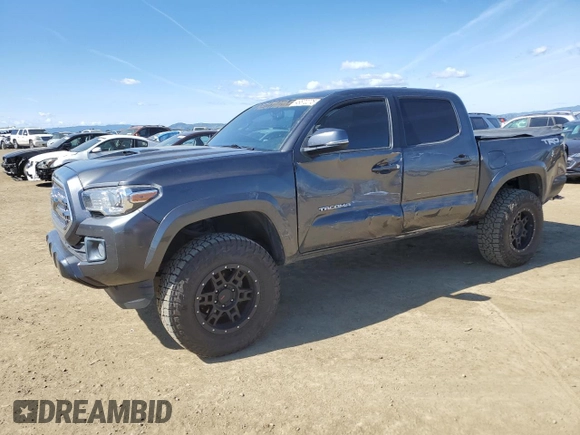 2017 Toyota Tacoma SR5 with VIN 3TMAZ5CNXHM032218, listed as a Copart auction lot 49672275 with 104,244 mi miles and Salvage Title. Bid and sale history available at DreamBid. Image 1.