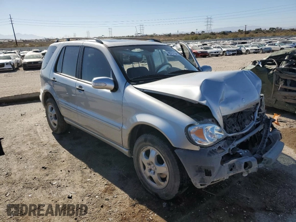 2003 Mercedes-Benz M 350 with VIN 4JGAB57E53A411711, listed as a Copart auction lot 85751154 with 114,483 mi miles and Salvage Title. Bid and sale history available at DreamBid. Image 4.