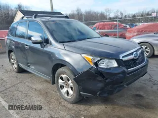 2015 Subaru Forester 2.5i with VIN JF2SJAAC8FG429845, listed as a IAAI auction lot 41321849 with 144,005 mi miles. Bid and sale history available at carsss.com. Image 1.