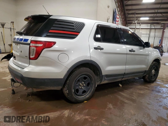 2014 Ford Utility Police Interceptor with VIN 1FM5K8AR4EGA55198, listed as a Copart auction lot 79097604 with 213,175 mi miles and Clean Title. Bid and sale history available at carsss.com. Image 3.