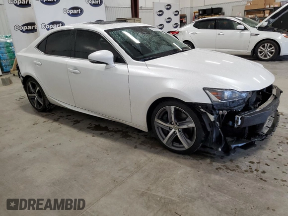 2020 Lexus IS 300 with VIN JTHD81F28L5042656, listed as a Copart auction lot 57876525 with 78,868 mi miles and Salvage title. Bid and sale history available at DreamBid. Image 4.