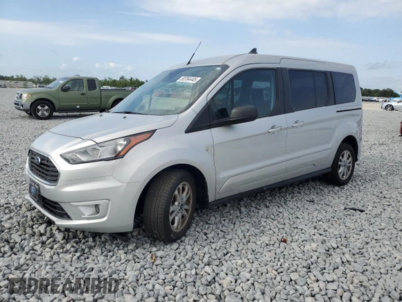 2021 Ford Transit Connect XLT with VIN NM0GE9F28M1500501, listed as a Copart auction lot 50764445 with 24,638 mi miles and Salvage title. Bid and sale history available at DreamBid. Image 1.