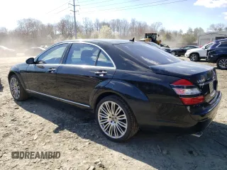 2007 Mercedes-Benz S-Class 5.5L V8 with VIN WDDNG86X07A140743, listed as a Copart auction lot 49388175 with 151,797 mi miles and Salvage Title. Bid and sale history available at carsss.com. Image 2.