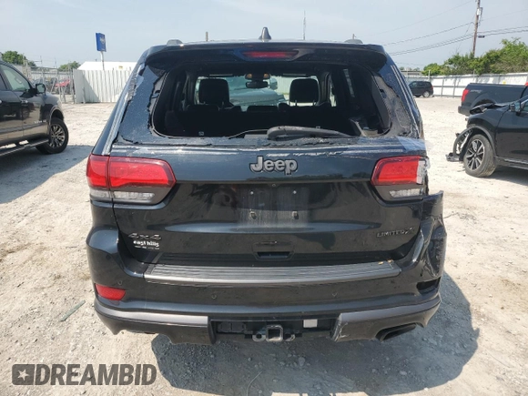 2019 Jeep Grand Cherokee Limited with VIN 1C4RJFBG1KC768153, listed as a Copart auction lot 59711115 with 76,507 mi miles and Salvage title. Bid and sale history available at DreamBid. Image 6.