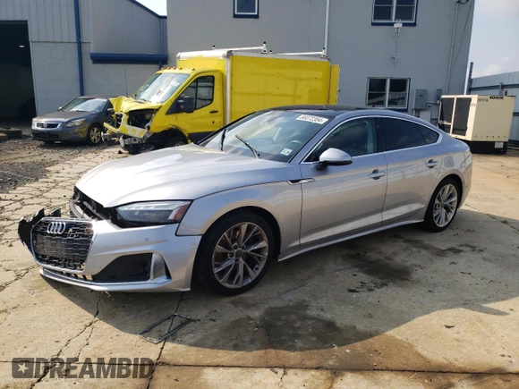 2023 Audi A5 Sportback Premium Plus with VIN WAUCBCF54PA048694, listed as a Copart auction lot 66072354 with 26,226 mi miles and Salvage Title. Bid and sale history available at carsss.com. Image 1.