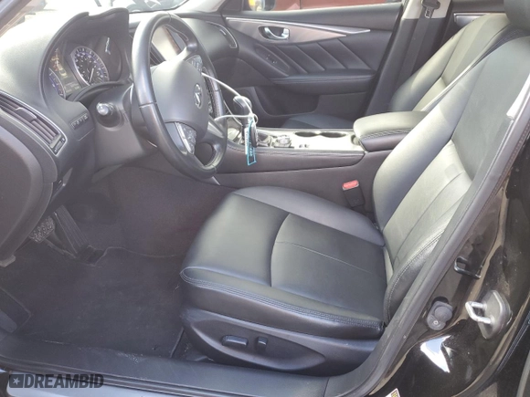 2015 Infiniti Q50 with VIN JN1BV7AP9FM350522, listed as a Copart auction lot 44393215 with 82,899 mi miles and Salvage Title. Bid and sale history available at carsss.com. Image 7.