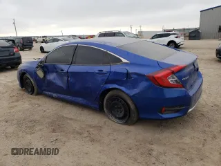 2019 Honda Civic Sedan LX with VIN 19XFC2F60KE028934, listed as a Copart auction lot 80329164 with 86,506 mi miles and Salvage Title. Bid and sale history available at carsss.com. Image 2.