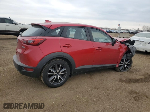 2018 Mazda CX-3 Touring with VIN JM1DKDC77J0329338, listed as a Copart auction lot 50734325 with 94,733 mi miles and Salvage Title. Bid and sale history available at carsss.com. Image 3.