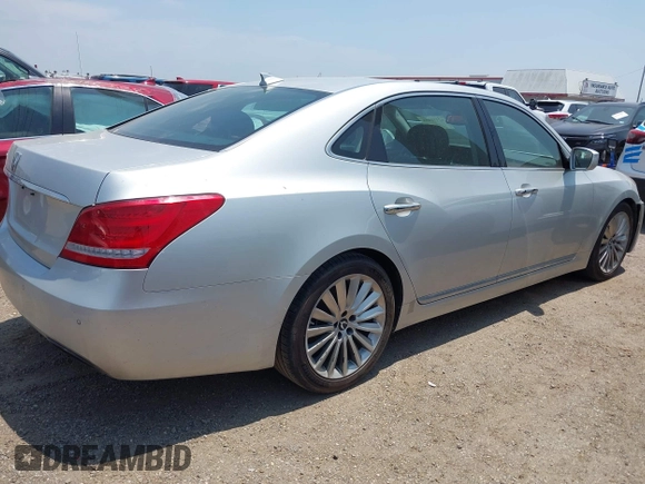 2014 Hyundai Equus Signature with VIN KMHGH4JH8EU080873, listed as a IAAI auction lot 42116898 with Not Provided miles and . Bid and sale history available at DreamBid. Image 4.