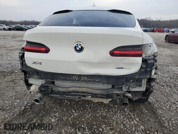 2019 BMW X4 xDrive30i with VIN 5UXUJ3C51KLG55214, listed as a Copart auction lot 48974195 with 68,991 mi miles and Salvage Title. Bid and sale history available at carsss.com. Image 6.