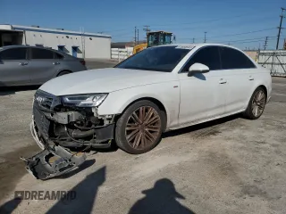2018 Audi A4 Premium Plus with VIN WAUENAF4XJA144896, listed as a Copart auction lot 61600595 with 135,434 mi miles and Salvage title. Bid and sale history available at DreamBid. Image 1.
