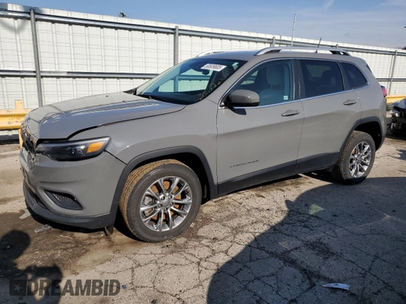 2021 Jeep Cherokee Latitude Plus with VIN 1C4PJLLB9MD116340, listed as a Copart auction lot 50639605 with 60,700 mi miles and Salvage title. Bid and sale history available at DreamBid. Image 1.