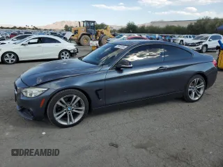 2014 BMW 4 Series 428i with VIN WBA3N7C55EF719924, listed as a Copart auction lot 74601284 with 57,165 mi miles and Clean Title. Bid and sale history available at carsss.com. Image 1.