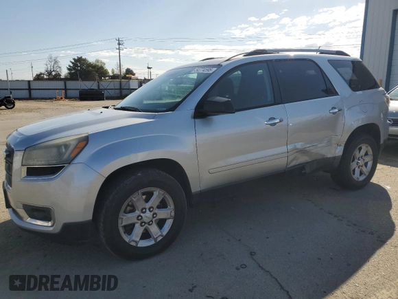 2014 GMC Acadia SLE z VIN 1GKKRNED5EJ116601, wystawiony jako Copart lot #54774595 z przebiegiem 90 171 mil mil oraz Szkoda całkowita • Salvage title. Historia ofert i sprzedaży dostępna na DreamBid. Obrazek 1.