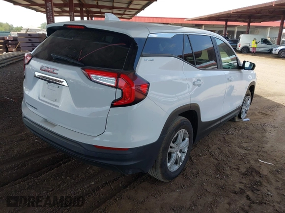 2024 GMC Terrain SLE z VIN 3GKALMEG5RL376674, wystawiony jako IAAI lot #42648347 z przebiegiem 27 344 mil mil oraz . Historia ofert i sprzedaży dostępna na DreamBid. Obrazek 4.
