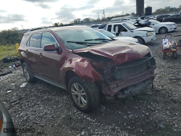 2017 Chevrolet Equinox LT with VIN 2GNALCEK1H6125798, listed as a Copart auction lot 82679144 with 114,616 mi miles and Salvage Title. Bid and sale history available at carsss.com. Image 4.