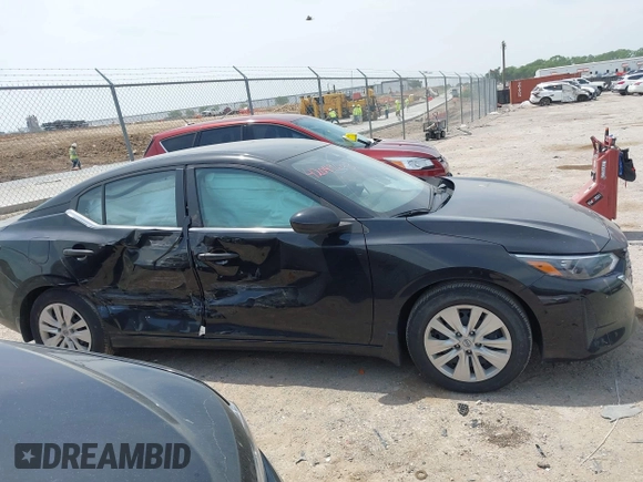 2024 Nissan Sentra S with VIN 3N1AB8BV7RY201065, listed as a IAAI auction lot 42049603 with 25,339 mi miles and . Bid and sale history available at DreamBid. Image 13.