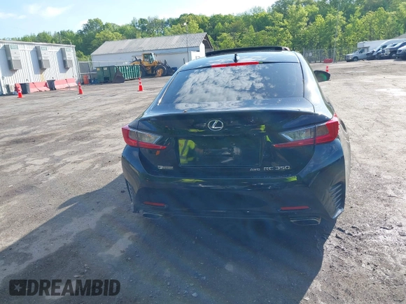 2016 Lexus RC with VIN JTHSE5BC3G5006739, listed as a IAAI auction lot 42149914 with 97,244 mi miles. Bid and sale history available at carsss.com. Image 15.