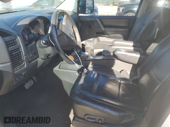 2008 Nissan Titan SE with VIN 1N6BA07D38N323890, listed as a Copart auction lot 43564945 with 191,321 mi miles and Salvage Title. Bid and sale history available at carsss.com. Image 7.
