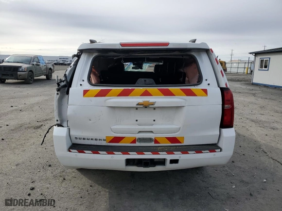 2019 Chevrolet Suburban LT with VIN 1GNSKHKC2KR173341, listed as a Copart auction lot 48412895 with 180,838 mi miles and Clean Title. Bid and sale history available at carsss.com. Image 6.