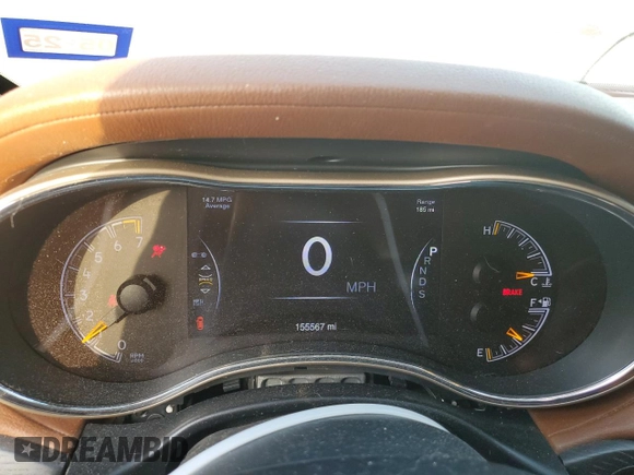 2015 Jeep Grand Cherokee Summit with VIN 1C4RJFJG3FC849534, listed as a Copart auction lot 53039595 with 155,567 mi miles and Salvage Title. Bid and sale history available at DreamBid. Image 9.