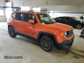 2016 Jeep Renegade Latitude with VIN ZACCJABT9GPC65026, listed as a Copart auction lot 54044685 with 125,730 mi miles and Salvage Title. Bid and sale history available at DreamBid. Image 4.