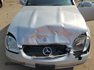 1999 Mercedes-Benz SLK-Class with VIN WDBKK47F9XF127582, listed as a Copart auction lot 71345494 with 187,302 mi miles and Salvage Title. Bid and sale history available at carsss.com. Image 11.
