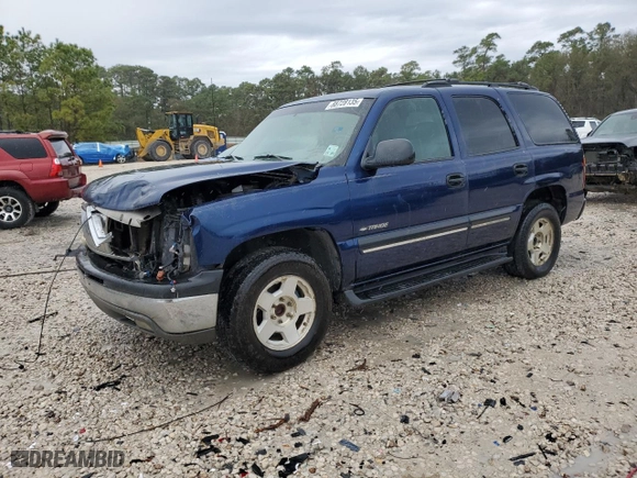 2002 Chevrolet Tahoe LT with VIN 1GNEC13ZX2R170031, listed as a Copart auction lot 88728135 with 370,496 mi miles and Salvage Title. Bid and sale history available at carsss.com. Image 1.