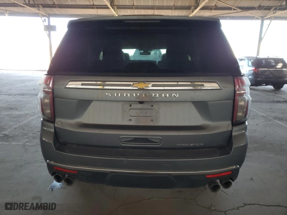 2022 Chevrolet Suburban Premier with VIN 1GNSKFKD0NR137682, listed as a Copart auction lot 42317075 with 51,164 mi miles and Clean Title. Bid and sale history available at carsss.com. Image 6.