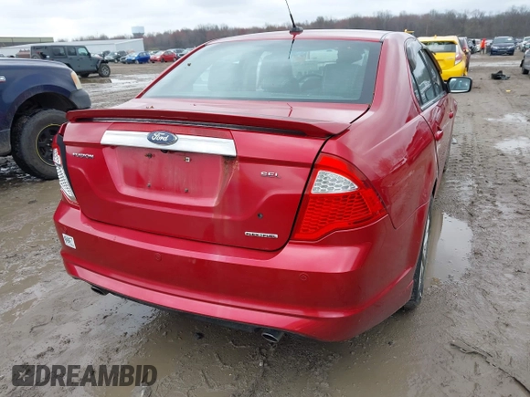 2012 Ford Fusion SEL with VIN 3FAHP0JG8CR244421, listed as a IAAI auction lot 42016260 with 170,603 mi miles. Bid and sale history available at carsss.com. Image 4.