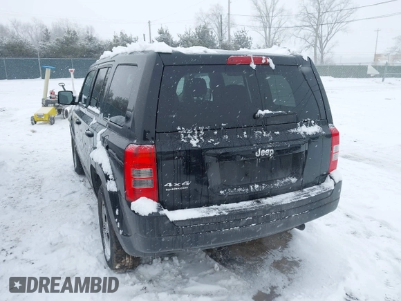 2014 Jeep Patriot Sport with VIN 1C4NJRBB2ED841808, listed as a IAAI auction lot 41595178 with 146,323 mi miles and . Bid and sale history available at DreamBid. Image 3.
