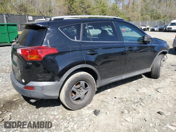 2015 Toyota RAV4 LE with VIN 2T3BFREV8FW326942, listed as a Copart auction lot 51012125 with 185,661 mi miles and Salvage Title. Bid and sale history available at carsss.com. Image 3.