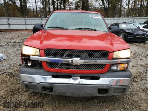 2004 Chevrolet Silverado 1500 LS with VIN 1GCEC14V64Z347651, listed as a Copart auction lot 81547694 with 262,958 mi miles and Salvage Title. Bid and sale history available at carsss.com. Image 5.