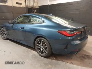 2022 BMW 4 Series 430i xDrive with VIN WBA73AP05NCJ87742, listed as a IAAI auction lot 36773839 with 20,814 mi miles and . Bid and sale history available at carsss.com. Image 3.