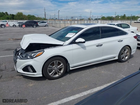 2019 Hyundai Sonata Sport with VIN 5NPE34AFXKH772292, listed as a IAAI auction lot 40466023 with 46,224 mi miles. Bid and sale history available at carsss.com. Image 14.