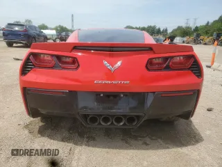 2016 Chevrolet Corvette Z51 3LT с VIN 1G1YM2D79G5112599, выставлен на аукционе Copart как лот 59691115 с пробегом 41 882 миль миль и Списание • Salvage title. История ставок и продаж доступна на DreamBid. Изображение 6.
