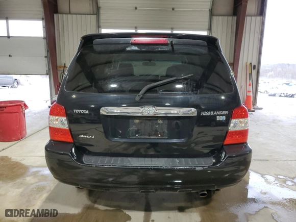 2006 Toyota Highlander Hybrid with VIN JTEEW21A660021382, listed as a Copart auction lot 51692235 with 188,544 mi miles and Clean Title. Bid and sale history available at carsss.com. Image 6.